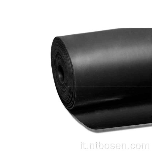Fogli personalizzati in gomma siliconica da 2 mm in bianco e nero